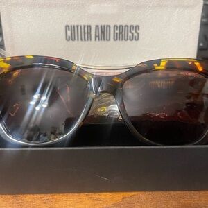 Cutler and Gross Tortoiseshell Sunglasses